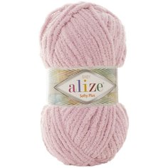 Пряжа Alize Softy plus розовый (854), 100%микрополиэстер, 120м, 100г, 1шт