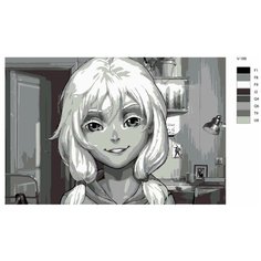 Картина по номерам V-188 "Игра Tiny Bunny. Ольга Петрова" 80x120 Brushes Paints