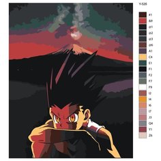 Картина по номерам Y-526 "Hunter x Hunter (xантер x xантер), Гон Фрикс. Аниме" 70x90 Brushes Paints