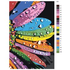 Картина по номерам S32 "Яркий цветок" 80x120 Brushes Paints