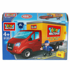 Конструктор город мастеров 5123 Газель кунг 56 деталей