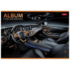 Альбом для рисования А4, 48 листов, на скрепке, Autotravel, обложка мелованный картон, блок 100 г/м², микс