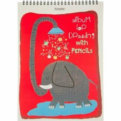 Альбом для рисования А4, 40л Kroyter Elefant (100 г/кв. м)