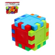 Конструктор обучающий "Квадратики", 37 деталей СТРОМ