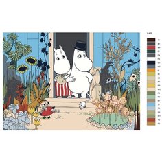 Картина по номерам Z-402 "Муми-тролли. дом" 80x120 Brushes Paints