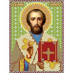 Набор для вышивания чешским бисером Светлица икона Св Иоанн 12*16см