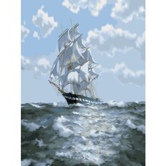 Картина по номерам На всех парусах 40х50 см Hobby Home