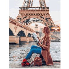 Картина по номерам Новости Парижа 40х50 см Hobby Home