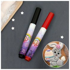 Набор фломастеров с пищевыми красителями 2 цвета КондиМир