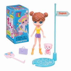 Игровой набор Bondibon куколка OLY путешественница, 11.5 см, BB4312