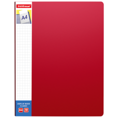 ErichKrause Папка файловая с 20 карманами Classic plus A4, красный