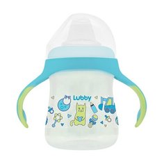 20670 LUBBY Поильник-непроливайка со сменным носиком "Малыши и Малышки", от6 мес/12