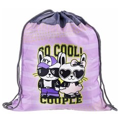ArtSpace Мешок для обуви Cool couple МДО_27772, фиолетовый