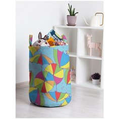 Корзина для игрушек JoyArty "Радуга на зонтах" 35x50 см