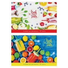 Альбом для рисования ArtSpace 24 листа, А4, на склейке, "Стиль, Bright & Sweet" (А24кл_26364)