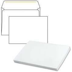 Конверты С4 (229х324 мм), клей, 90 г/м2, КОМПЛЕКТ 250 шт., внутренняя запечатка, 71205, С4НКР-250 Ряжская печатная фабрика