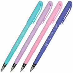 Ручка стираемая гелевая BRUNO VISCONTI "Единороги", синяя, узел 0,5 мм, линия письма 0,3 мм, 20-0254, 24 шт.