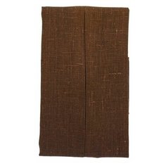 Нижняя сторона наволочки с молнией, 100% лен, 45*45 см (тёмно-коричневый) Айрис