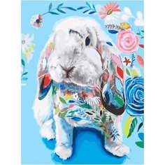 Картина по номерам Цветочный кролик 40х50 см Hobby Home
