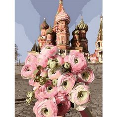 Картина по номерам Букет на Красной площади 40х50 см Hobby Home