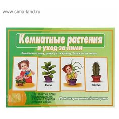 Настольная игра "Комнатные растения и уход за ними" Весна Дизайн