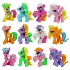 Набор фигурок - My Little Pony (12 шт.) №3 Noname