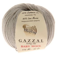 Пряжа Gazzal Baby Wool (817 светло-серый)