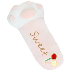 Мягкая игрушка подушка Кошачья Лапка, 60 см. ТОМАТО