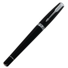 Ручка-роллер Parker Urban Core T309 Muted Black CT F, 0.5 мм, корпус из латуни, чёрные чернила (1931583)