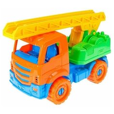 Машинка Пожарная "Илья" Оранжевая 22 см Рыжий кот