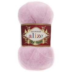 Пряжа Alize Kid Royal 50, 62 % мохер, 38 % полиамид, 50 г, 500 м, 5 шт., 143 светло-розовый