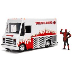Машина фургон с фигуркой Дэдпула Deadpool 1 к 24 открываются двери и крыша 21,5 см Jada Toys