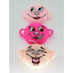 Мягкая игрушка Рожицы 15 см. комплект 3 шт. АКИМБО КИТ