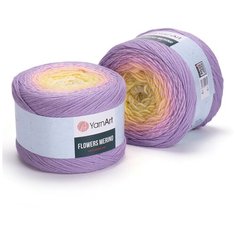 Пряжа YarnArt Flowers Merino | Пряжа Yarnart Flowers Merino - 545 принт | 2шт упаковка | Акрил: 75%, Шерсть: 25%