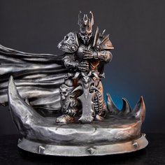 Артас Король Лич коллекционная металлическая фигурка Варкрафт / Arthas The Lich King World of WarCraft ATM Studio