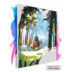 Картина по номерам на холсте The Last of Us - На пути в Сиэтл, 50 х 80 см Красиво Красим