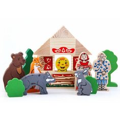 Деревянный конструктор Сказки Колобок 4534-2 Томик