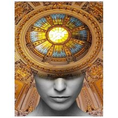 Алмазная мозаика «Мироздание», LMC026 / 50х65 см / Полная выкладка / Холст на подрамнике / Картина стразами Цветной