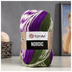 Пряжа "Nordic" 20% шерсть, 80% акрил 510м/150гр (666) нет бренда