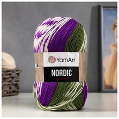 YarnArt Пряжа "Nordic" 20% шерсть, 80% акрил 510м/150гр (666)