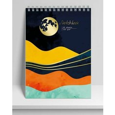 Скетчбук 60л, А4, нелинованный, Ноктюрн, Seventeen