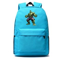 Рюкзак Халк (Hulk) голубой №1 Noname
