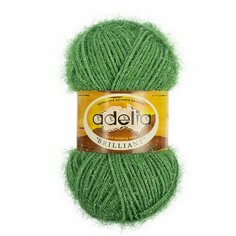 Пряжа ADELIA "BRILLIANT" 10 шт. в упак. цвет №09 св. зеленый (BRILLIANT-№09 св. зеленый)
