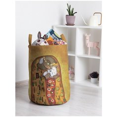 Корзина для игрушек JoyArty "Поцелуй котиков" 35x50 см