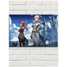 Картина по номерам игра Gensgin Impact Делюк - 7800 Г 60x40