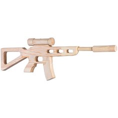 Игрушка автомат М4 / Заготовка для творчества, раскраски ПИНЭКО