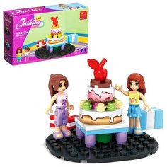 Конструктор «Праздничный торт», 60 деталей Keyixing