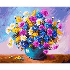 Картина по номерам Яркий букет 40х50 см Hobby Home