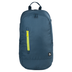 Рюкзак для мальчика Brauberg 225355 B-HB1606 для старших классов, студентов, Синий с желтой молнией, 50x31x20cмc