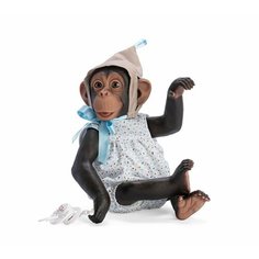 Шимпанзе ASI Нило в комбинезоне и шапочке, 32 см (607180) ASI-607180